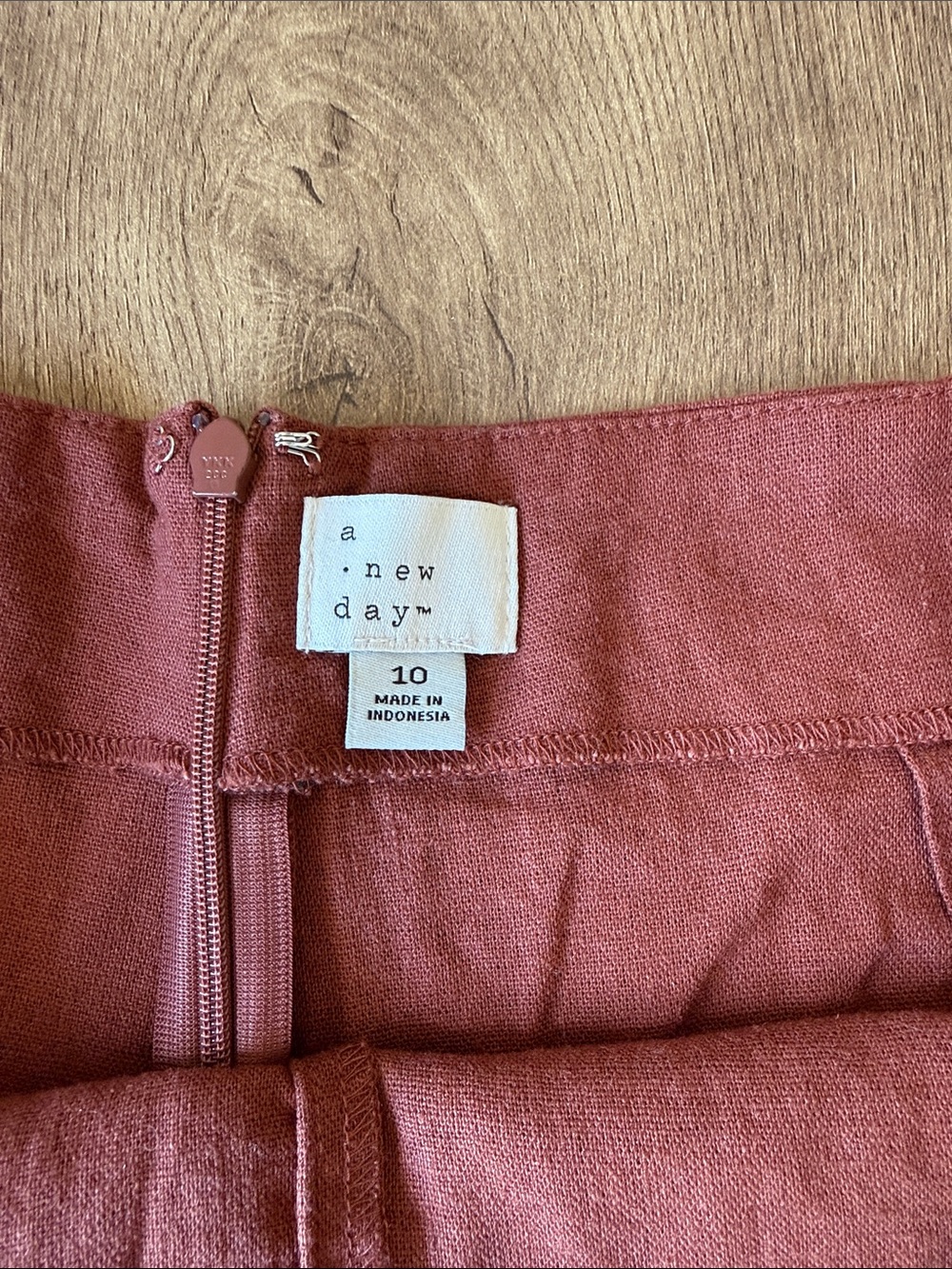a new day Dusty Rose Faux-Wrap Skort - Picture 2 of 4